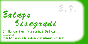 balazs visegradi business card